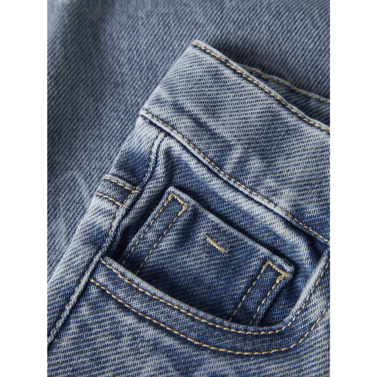 Name It Medium Blue Denim Nmfrose Straight Laser Jeans 2583-Gy B