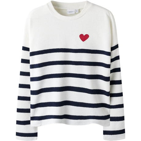 Name It Dark Sapphire Nkfline Ls Strikk Ps Noos