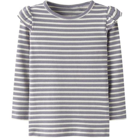 Name It Lavender Gray Cloud Dancer Nmftaias Ls Slim Topp