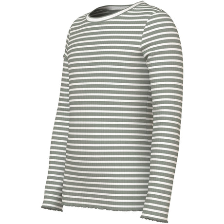 Name It Shadow Cloud Dancer Nkfvemma Ls Slim Topp