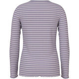 Name It Lavender Gray Lilac Marble Stripe Nkfvemma Ls Slim Topp