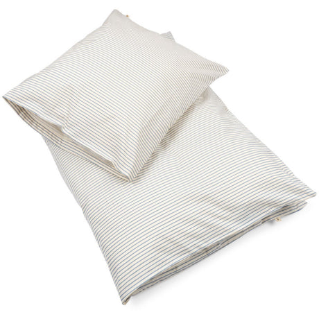 Konges Sløjd Stripe Bluie Strandshavet Sengetøy GOTS