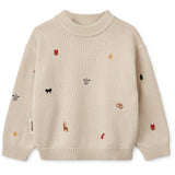 LIEWOOD Holiday / Sandy Orlane Embroidery Strikk Jumper