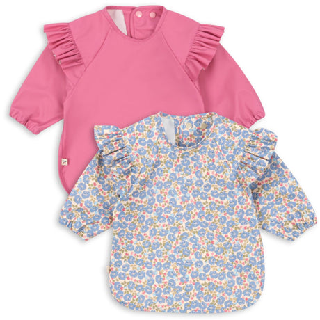 Konges Sløjd Fleur Rosier/Chateau Rose 2 Pakke Dinner Smekke Med Ermer Og Frill