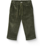 COPENHAGEN COLORS Dk Green Corduroy Pant W. Adj. Waist
