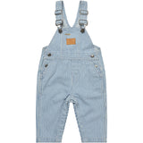 COPENHAGEN COLORS Denim Blue Stripe Y/D Twill Baby Overalls