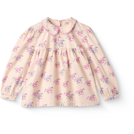 COPENHAGEN COLORS Unicorn Comb Unicorn Bluse W. Halsbånd