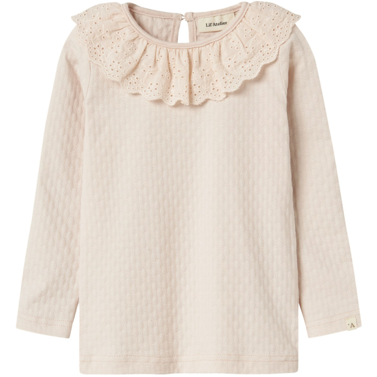 Lil'Atelier Silver Peony Nmfkira Ls Slim Topp Lil