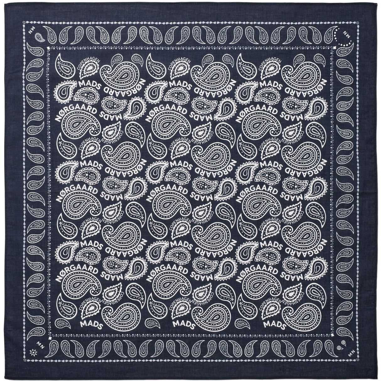 Mads Nørgaard Parisian Night Soft Bomull Paisley Skjerf Solid