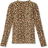 Mads Nørgaard Leopard Aop/Black 2X2 Bomull Aop Talino Tee L/S