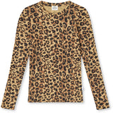 Mads Nørgaard Leopard Aop/Black 2X2 Bomull Aop Talino Tee L/S