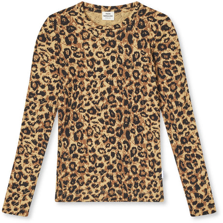 Mads Nørgaard Leopard Aop/Black 2X2 Bomull Aop Talino Tee L/S