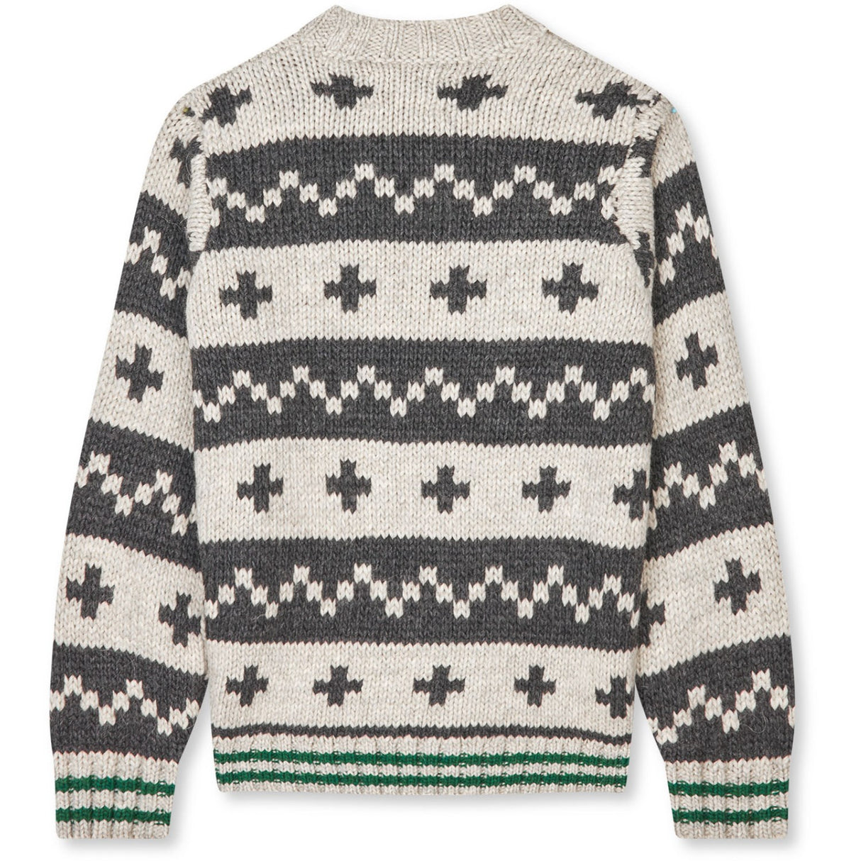 Mads Nørgaard Nature Melange/ Charcoal Melan Crash Keldino Reykavik Sweater