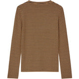 Mads Nørgaard Ermine/Black 5X5 Stripe Talika Topp
