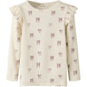 Lil'Atelier Turtledove Bow Nmfgavo Eko Ls Slim Topp Lil Noos