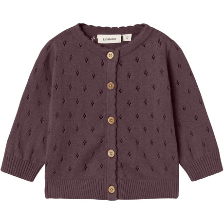 Lil'Atelier Catawba Grape Nbfnimi Ls Strikk Card Lil