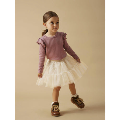 Lil'Atelier Pistachio Shell Nmfsarina Tyll Skjørt Lil