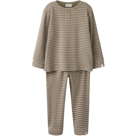 Lil'Atelier Sepia Tint Turtledove Nmmgago Ls Night Sett Lil