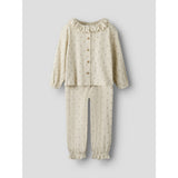 Lil'Atelier Turtledove Floral Nmfgago Rua Loose Night Sett Lil