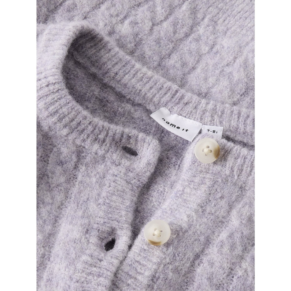 Name It Heirloom Lilac Nmfnalisa Ss Loose Strikk Card Lnoos