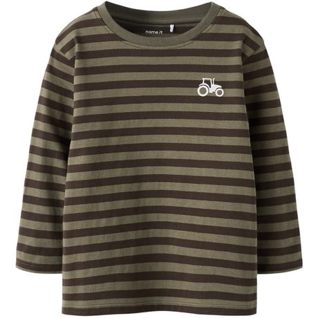 Name It Dusty Olive Delicioso Nmmnelson Ls Nreg Topp