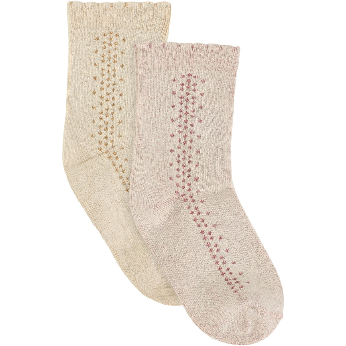 Minymo Burnished Lilac Ankle Strømpe Solid 2-Pakning