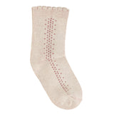 Minymo Burnished Lilac Ankle Strømpe Solid 2-Pakning