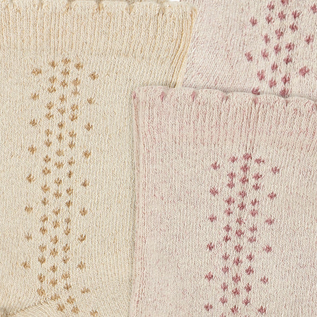 Minymo Burnished Lilac Ankle Strømpe Solid 2-Pakning