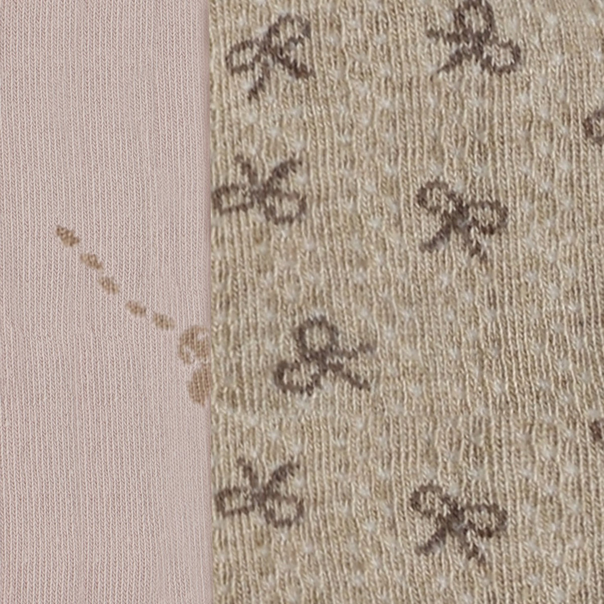 Minymo Shell Stockings W. Pattern (2-Pack)