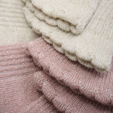 Minymo Ash Rose Strømper W. Glitter (2-Pack)