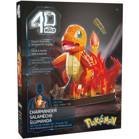 4D PUZZLES Pokemon 30 Cm Charmander