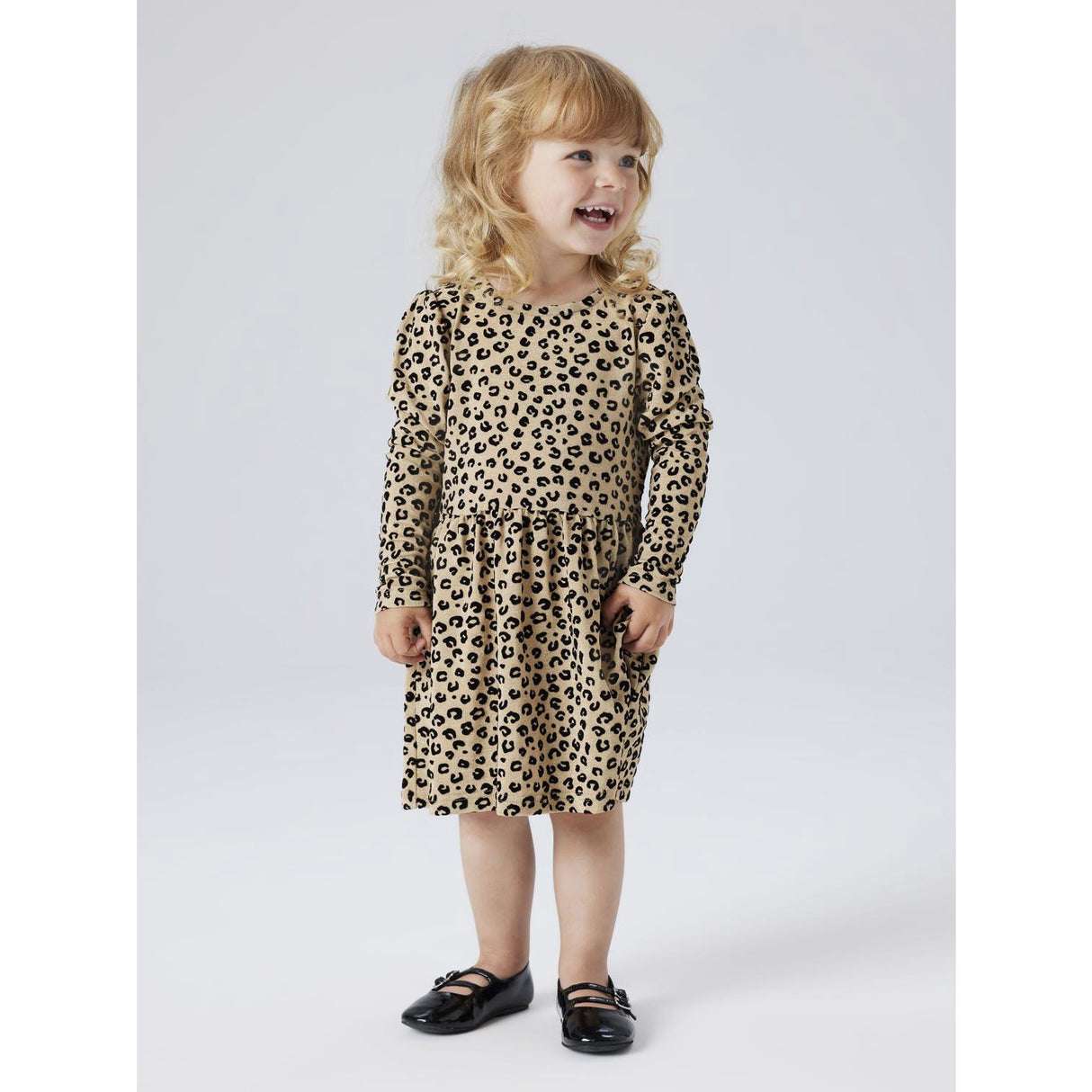 Name It Silver Mink Nmfrebekka Ls Kjole