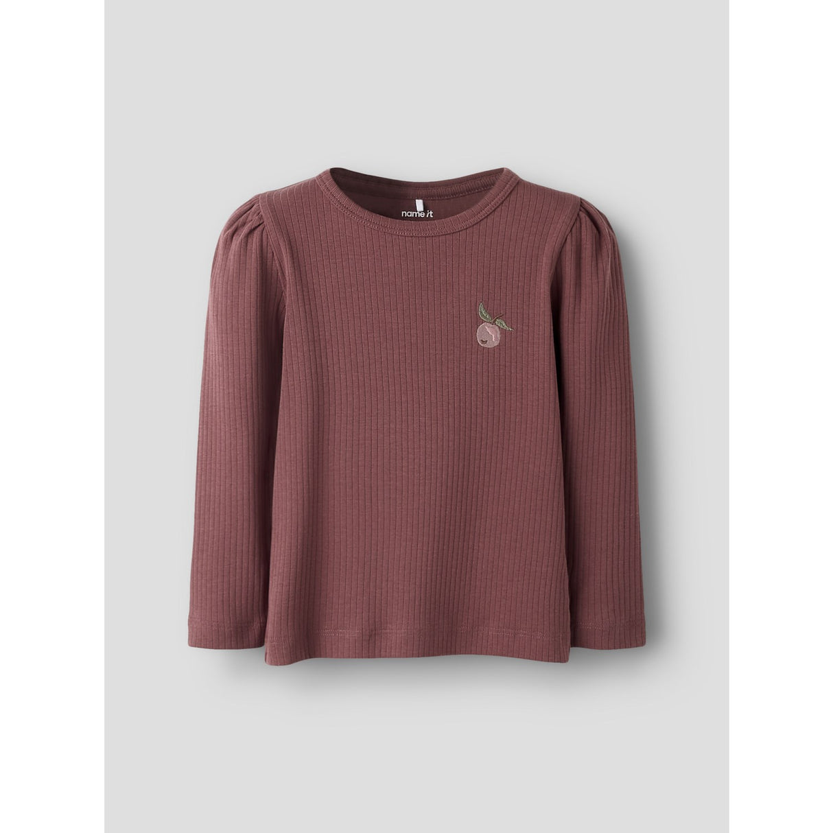 Name It Rose Brown Nmfolika Ls Xsl Topp