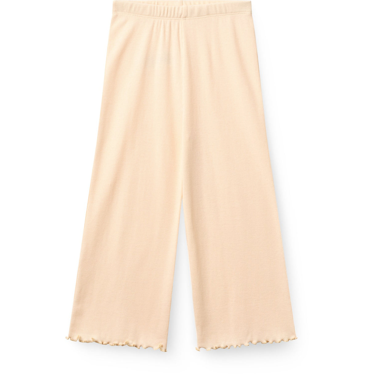 COPENHAGEN COLORS Dusty Rose Modal Rib Wide Bukser