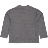 COPENHAGEN COLORS Grey Mel Modal Rib Ls Bluse W. Drop Shoulder
