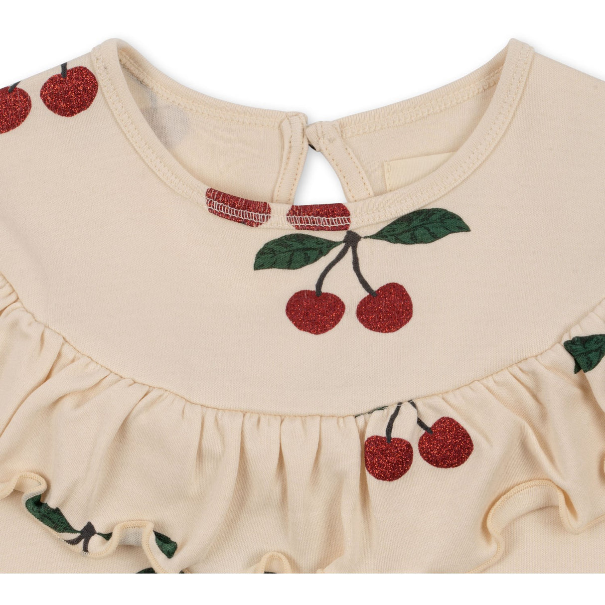 Konges Sløjd Ma Grande Cerise Glitter Malli Glitter Kjole GOTS