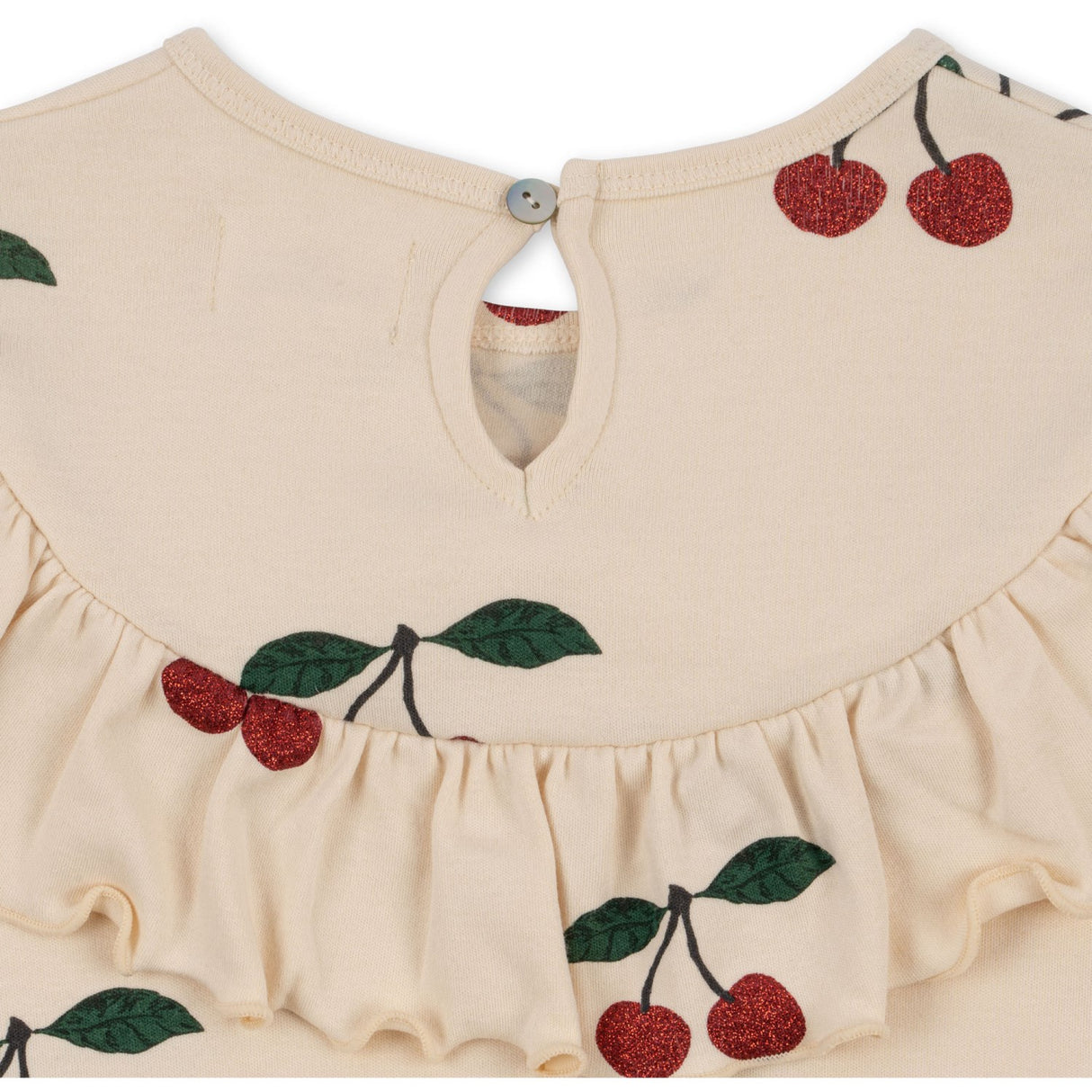 Konges Sløjd Ma Grande Cerise Glitter Malli Glitter Kjole GOTS