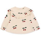 Konges Sløjd Ma Grande Cerise Glitter Malli Glitter Bluse GOTS