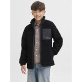 Jack & Jones Junior Black Jjesoho Teddybjørn Jakke Sn Jnr