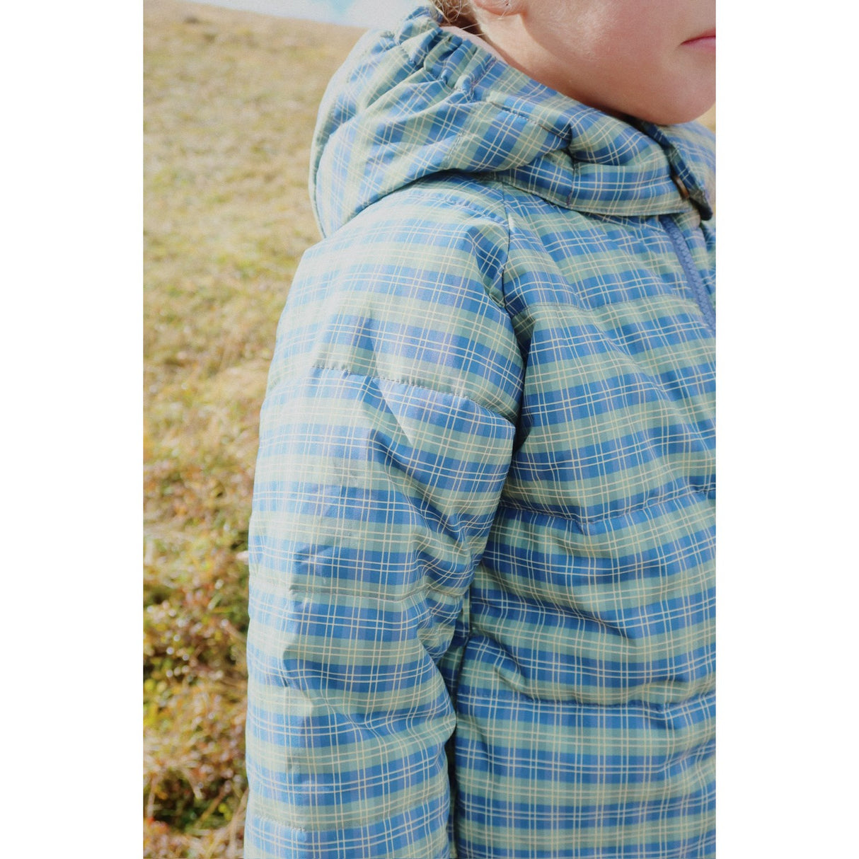 Konges Sløjd Laurel Blue Check Nuka Deux Jakke Grs