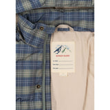 Konges Sløjd Laurel Blue Check Magnum Down Jakke Print Grs