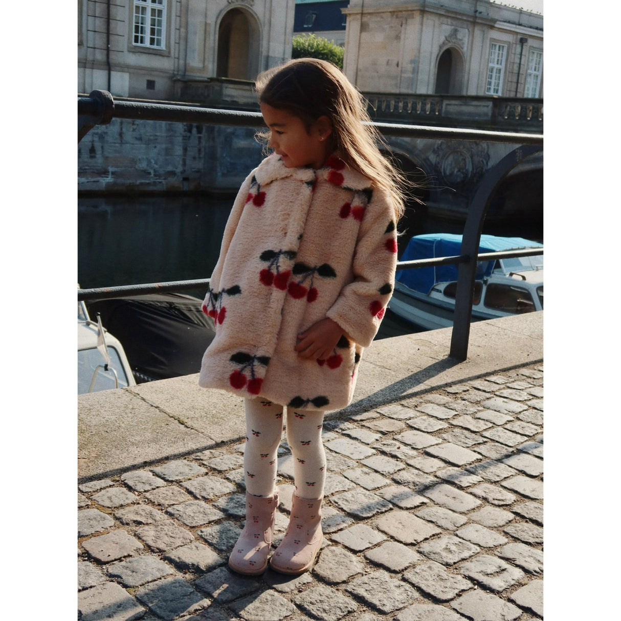 Konges Sløjd Ma Grande Cerise Fuzzie Frakk Grs