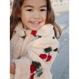 Konges Sløjd Ma Grande Cerise Fuzzie Frakk Grs