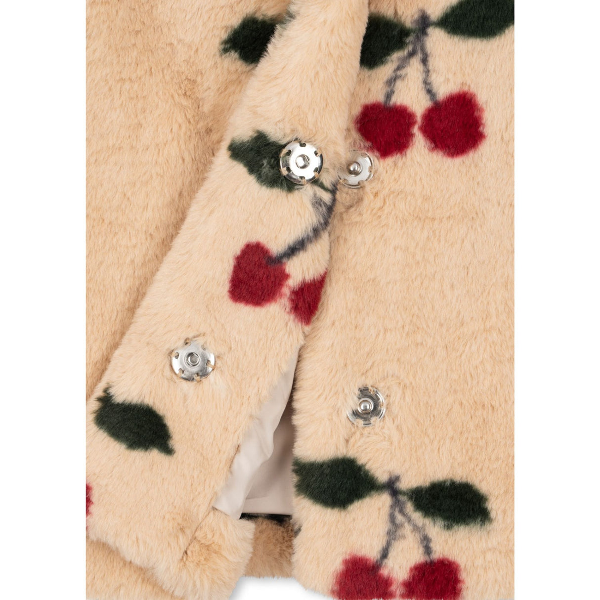 Konges Sløjd Ma Grande Cerise Fuzzie Frakk Grs