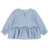 Konges Sløjd Blue Fog Ava Bluse GOTS