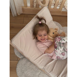 Woobiboo Natural Montessori Rocker Med Beige Madras Og Slide-Climber L