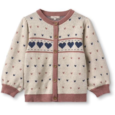 Fliink Sandshell Nova Multi Heart Cardigan