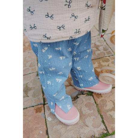 Konges Sløjd Boucle Blue Vida Bukser GOTS