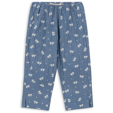 Konges Sløjd Boucle Blue Vida Bukser GOTS