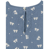 Konges Sløjd Boucle Blue Vida Bluse GOTS
